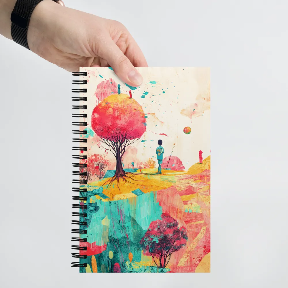 Whispers of a Surreal Landscape | Spiral Notebook