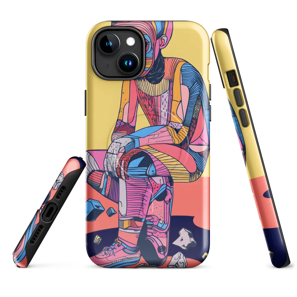 Contemplation in Color | Phone Case |  15 Plus | MagSafe® Tough Case | Glossy