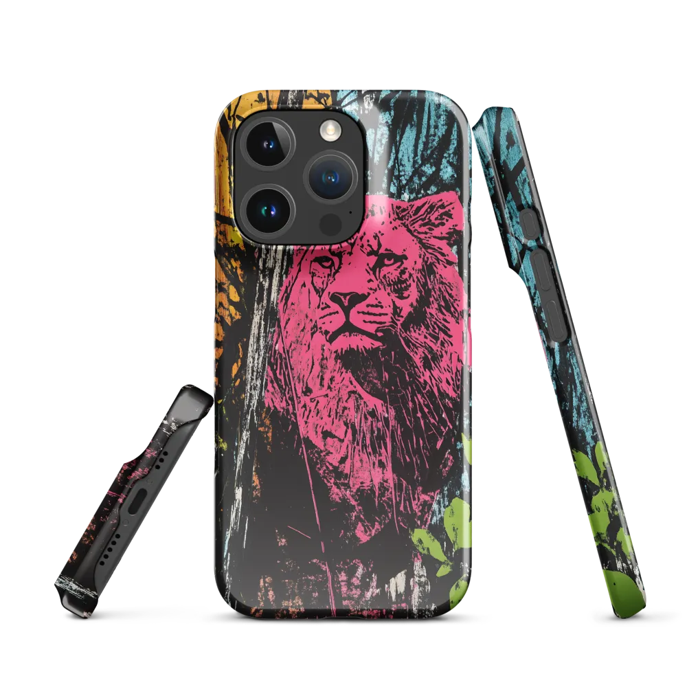 Fierce Vibrance: The Pink Lion