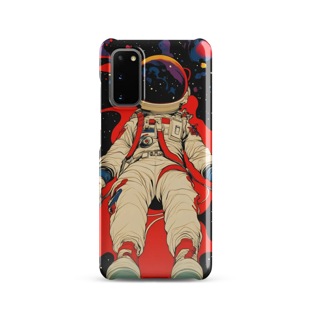 Astronaut in Cosmic Reverie | Phone Case |  S20 | Snap Case | Glossy