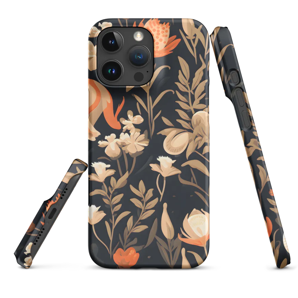 Floral Harmony: A Dance in the Dark