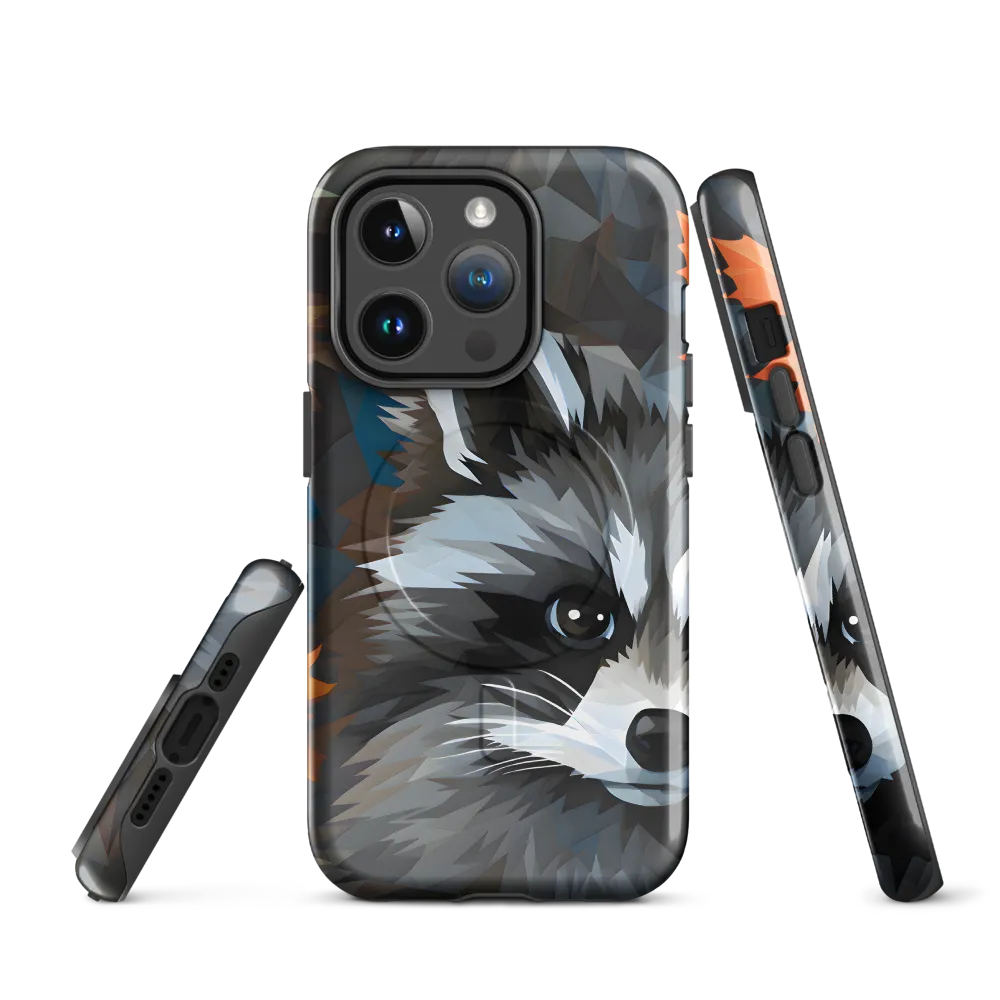 Whispers of Autumn: The Raccoon's Gaze