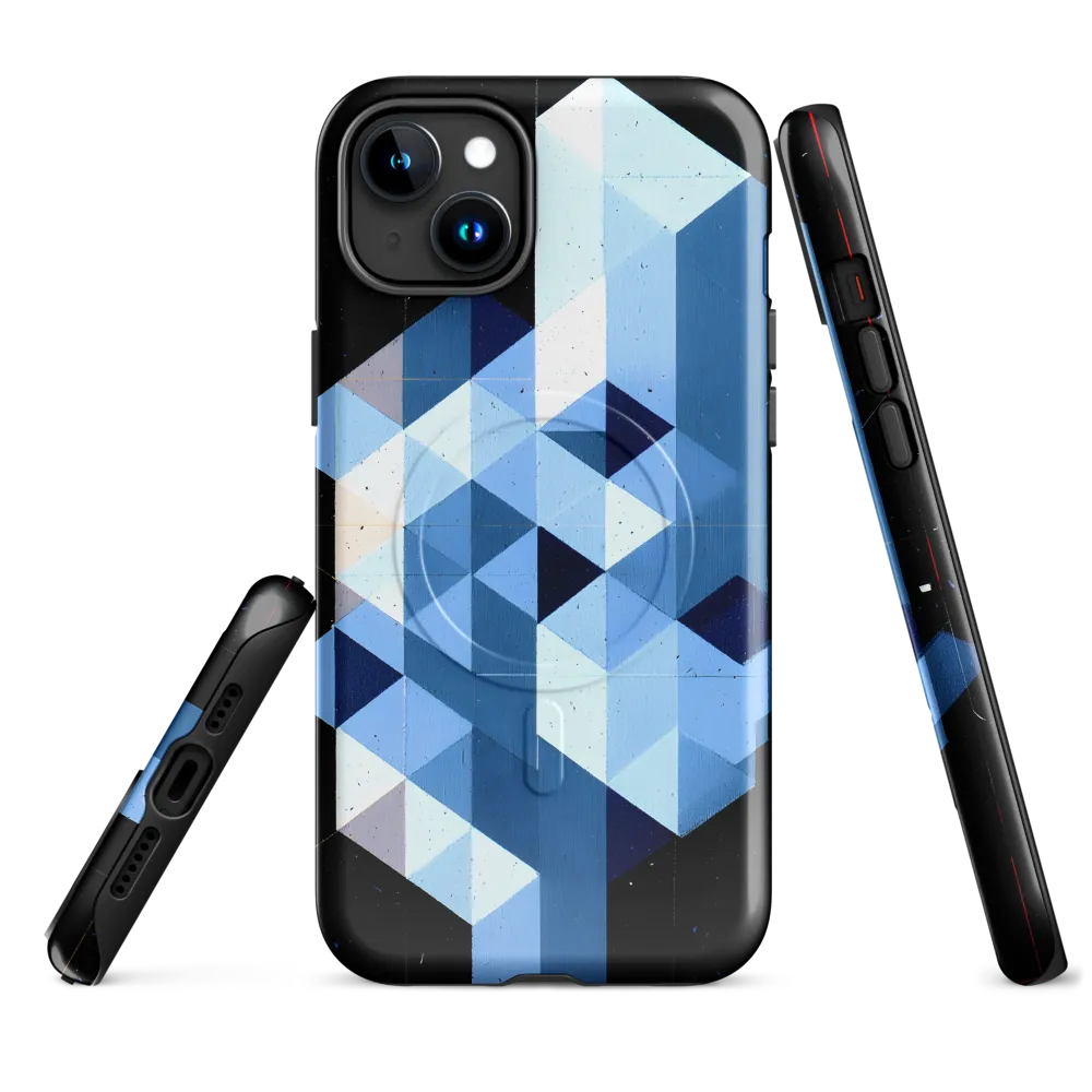 Blueprint of Depth | Phone Case |  15 Plus | MagSafe® Tough Case | Glossy