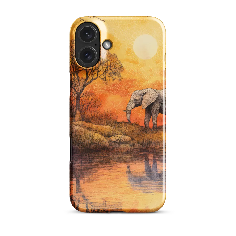 Elephant's Serenity at Dusk
