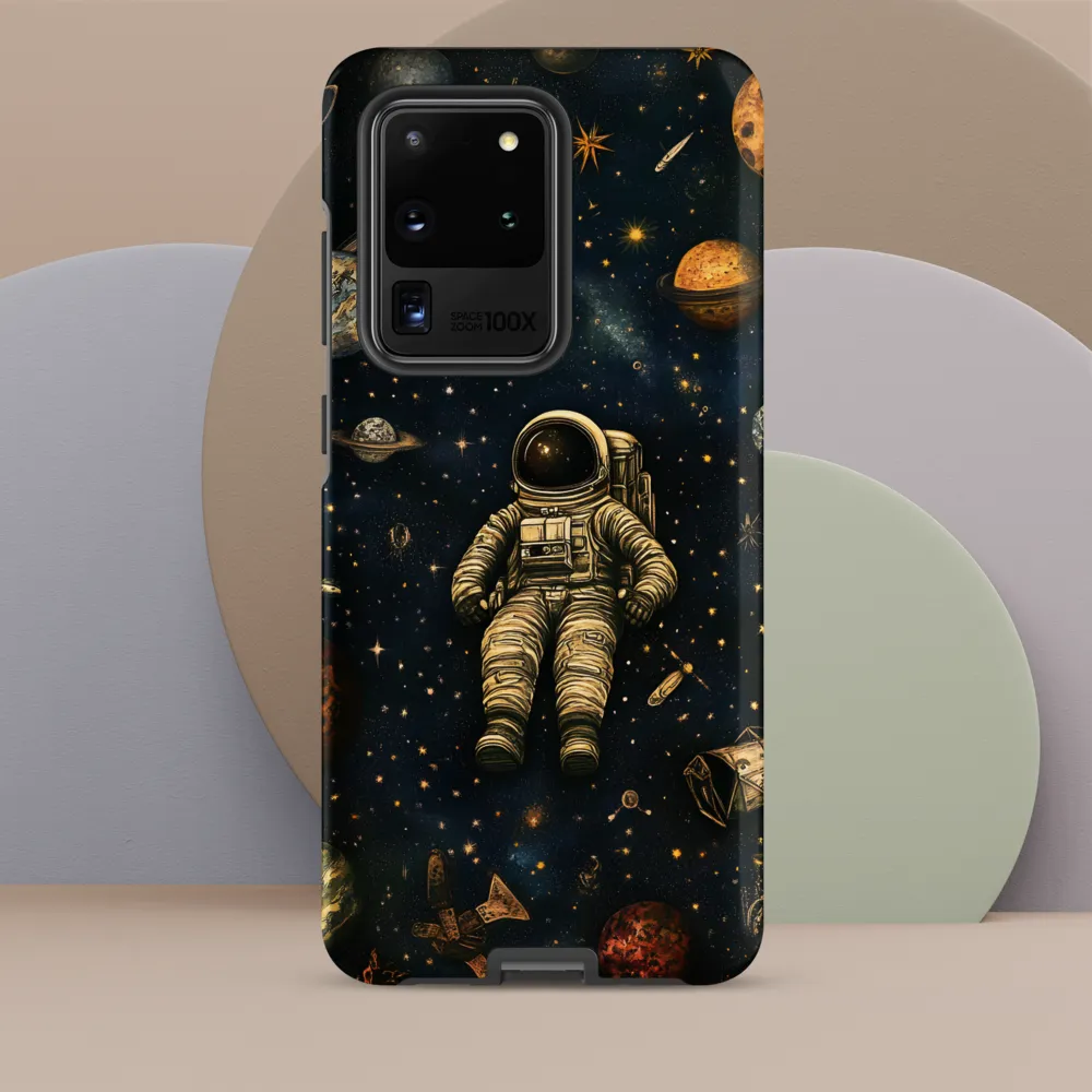 Cosmic Voyage: An Astronaut's Solitude