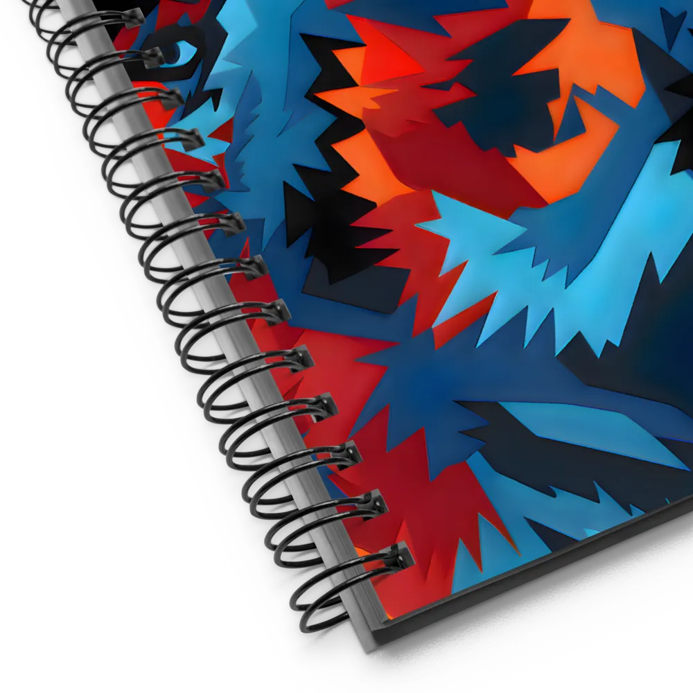 Vivid Aura of the Wolf | Spiral Notebook