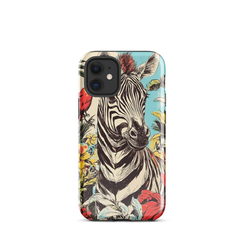 Zebra in Tropical Reverie