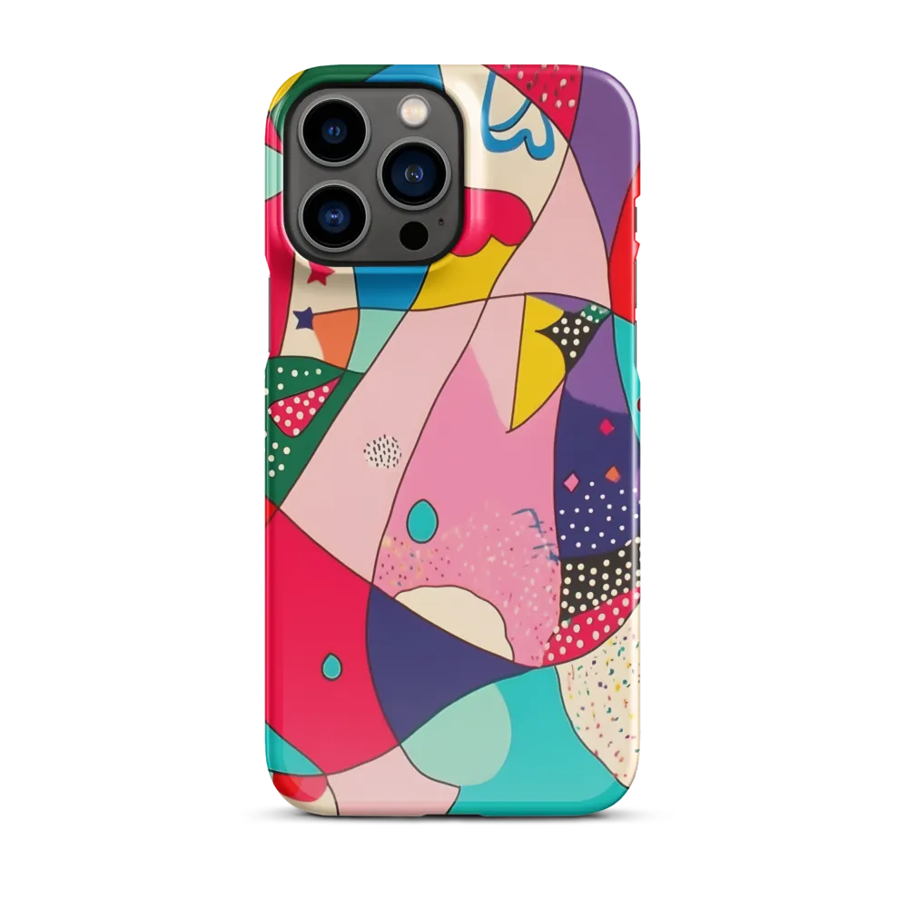 Playful Geometry in Color | Phone Case |  13 Pro Max | Snap Case | Glossy