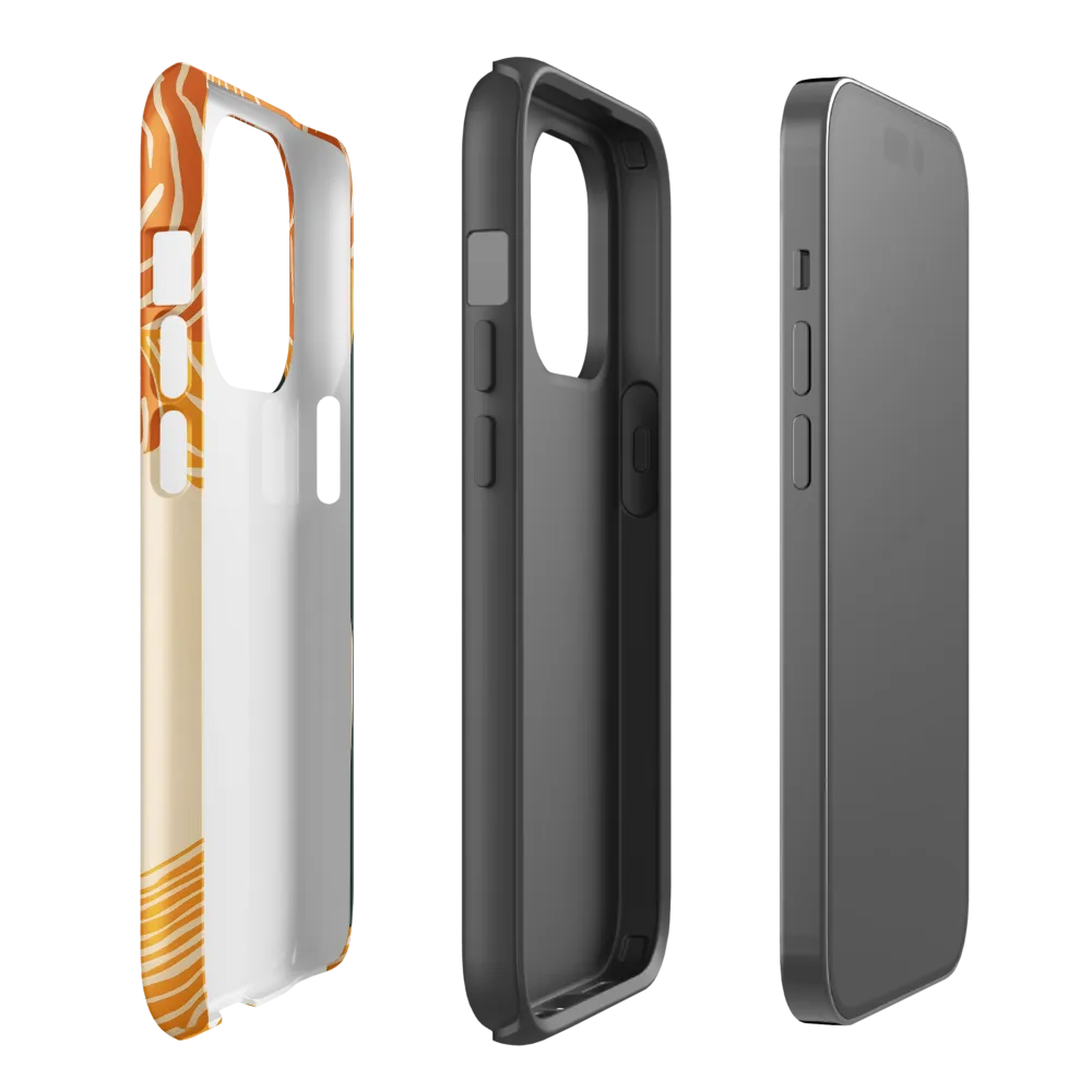 Silent Reflections under Swirling Leaves | Phone Case |  14 Pro | Tough Case | Glossy