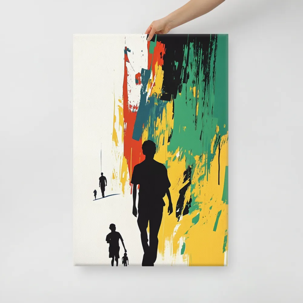 Journey of Silhouettes | Canvas | 24″×36″