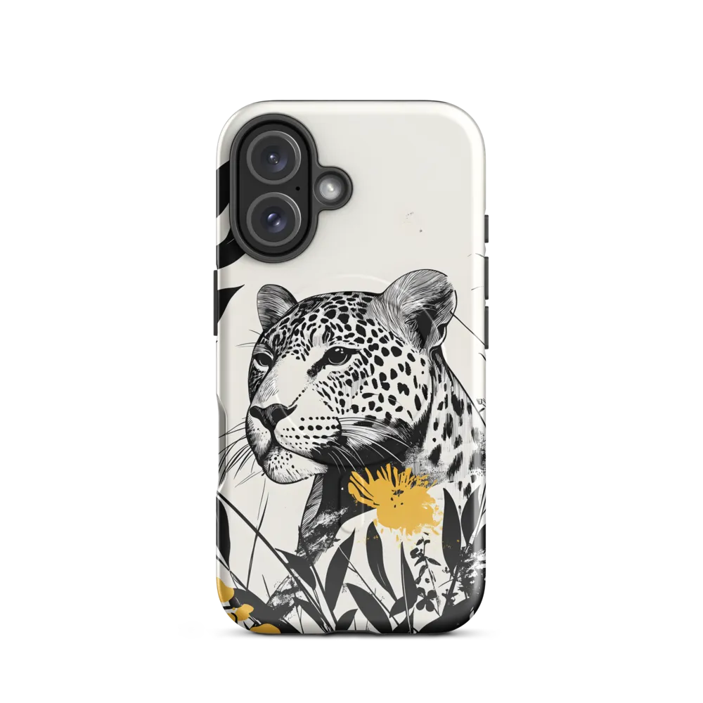 Majestic Leopard Amongst Flora