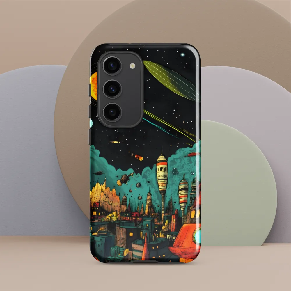 Galactic Cityscape: A Journey Through Imagination