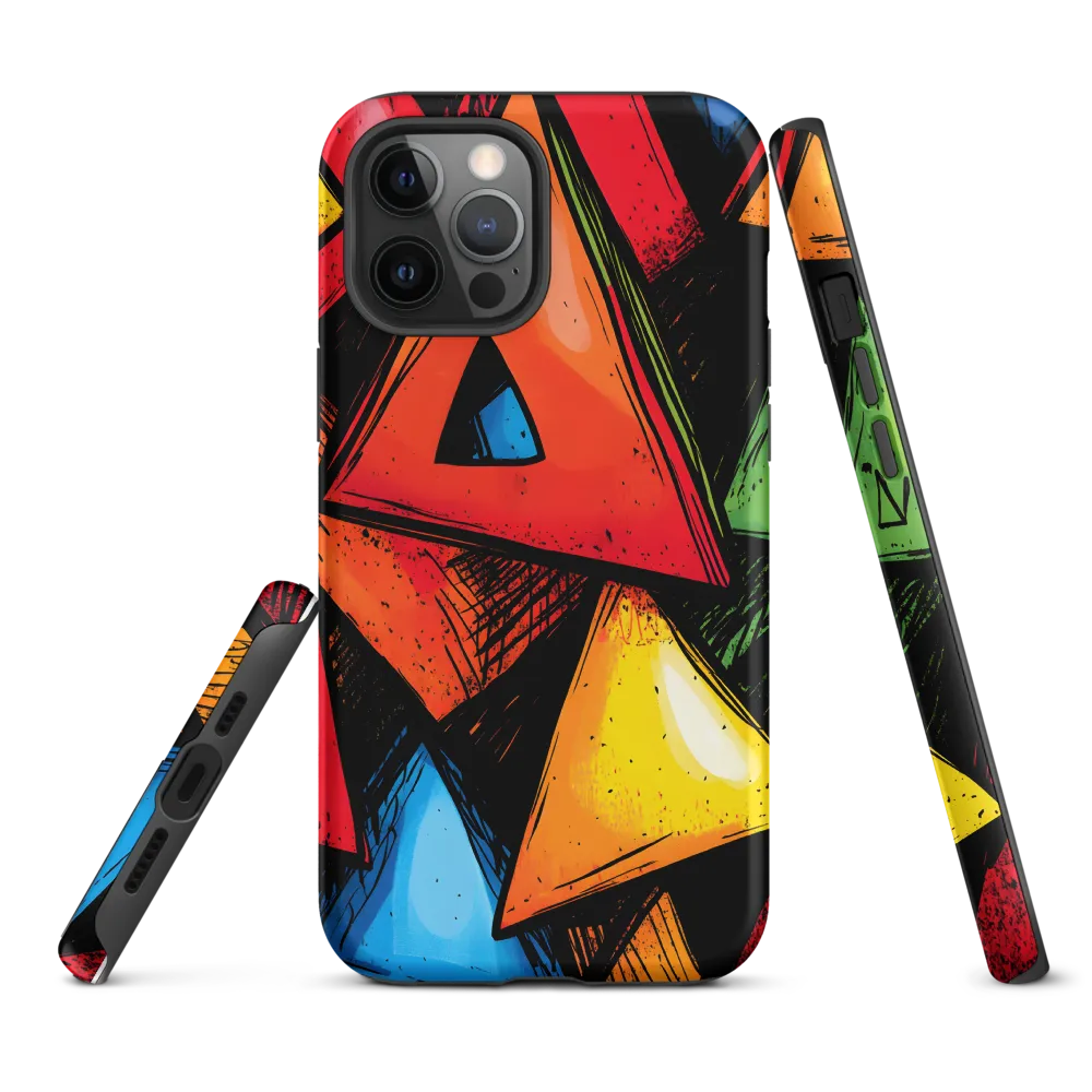 Vibrant Triangles in Abstract Harmony