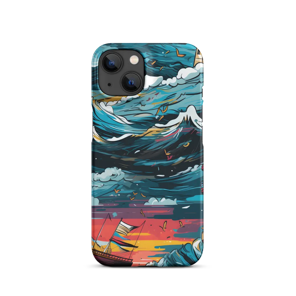 Turbulent Seas: A Lighthouse Adventure | Phone Case |  14 | Snap Case | Matte
