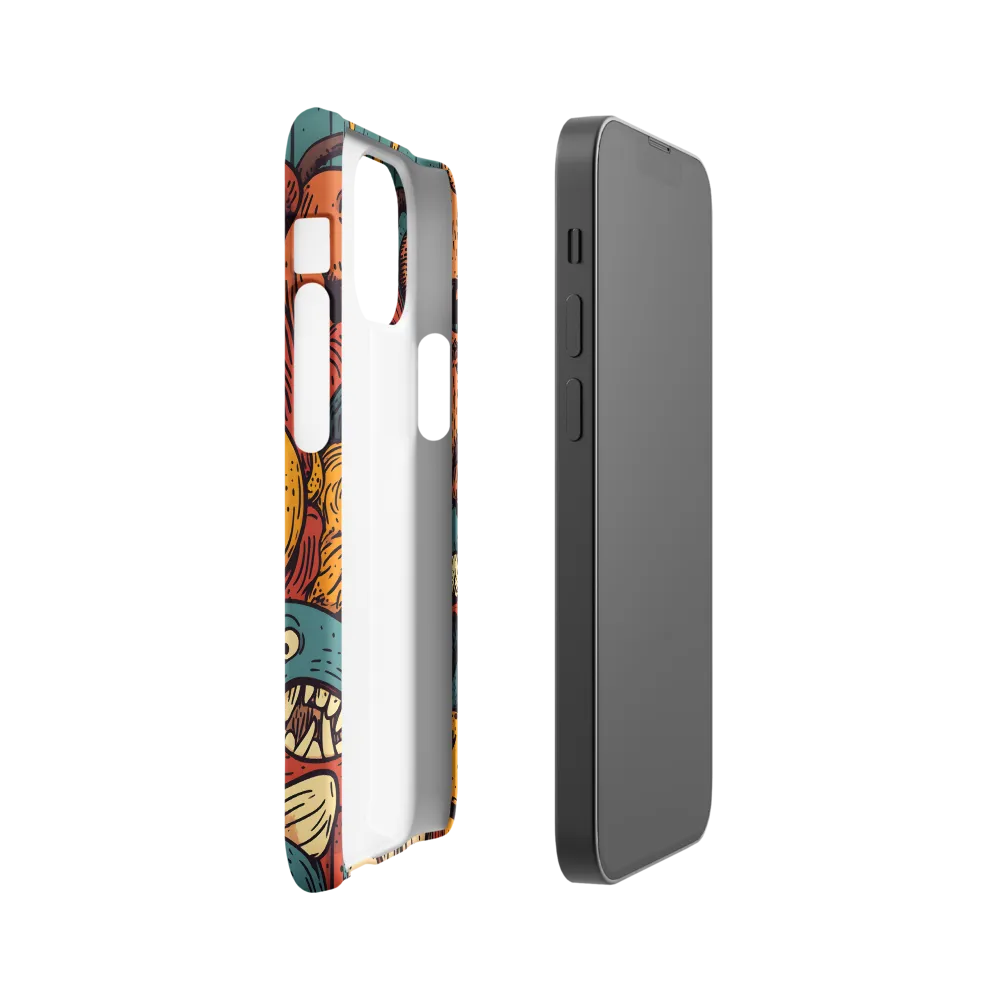 Whimsical Gathering of Creatures | Phone Case |  13 Mini | Snap Case | Matte