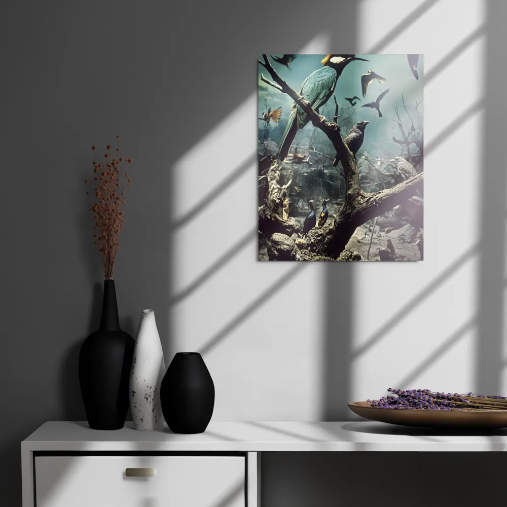 Whispers of the Avian Realm | Metal Print | 16″×20″