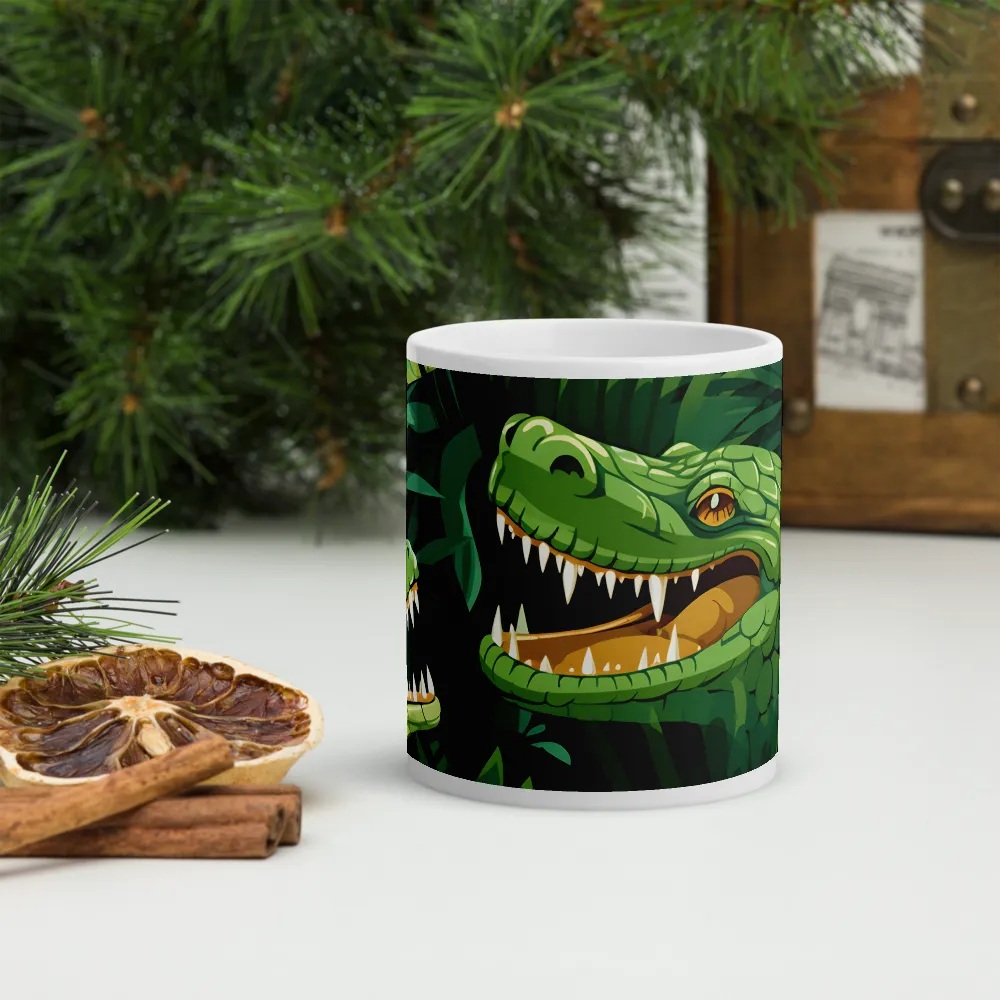 Fierce Crocodilian Medley | Mugs | Multiple Sizes & Colors