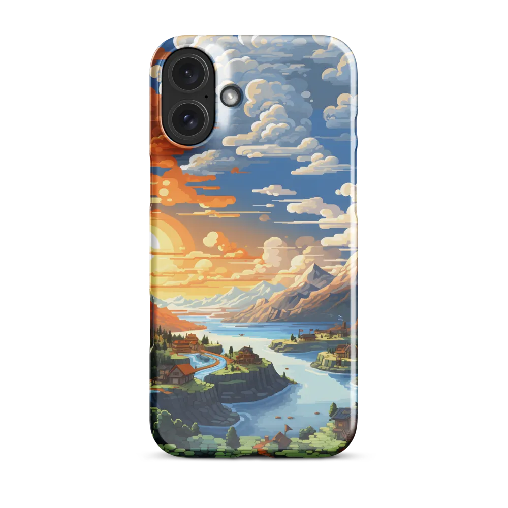 Tranquil Sunset Over Serene Landscape