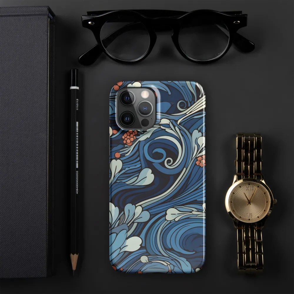 Nature's Elegance: An Oceanic Tapestry | Phone Case |  12 Pro Max | Snap Case | Glossy