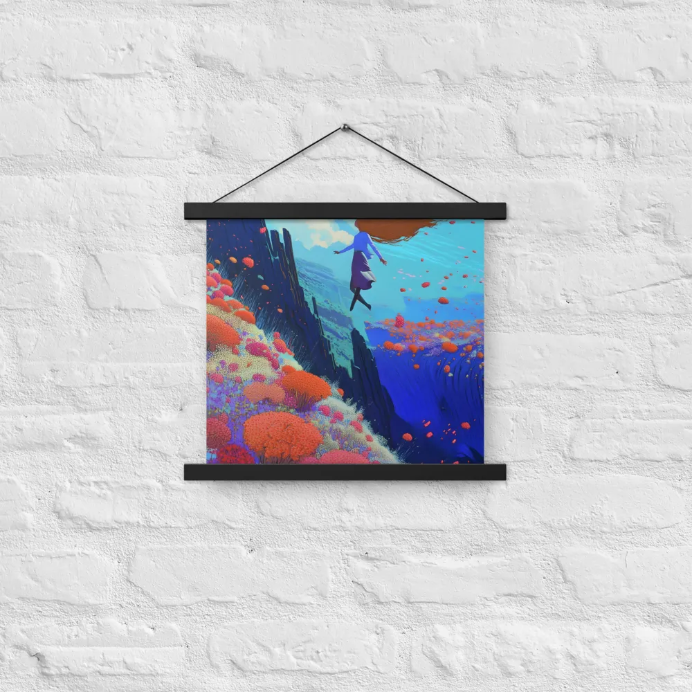 Whispers of Freedom | Poster With Black Wood Hanger | 14″×14″