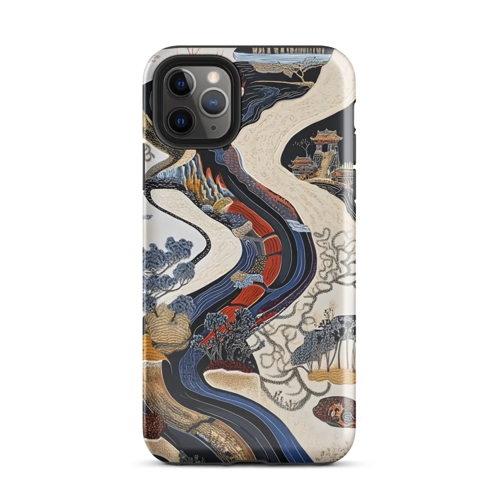 Flow of Tranquility | Phone Case |  11 Pro Max | Tough Case | Glossy