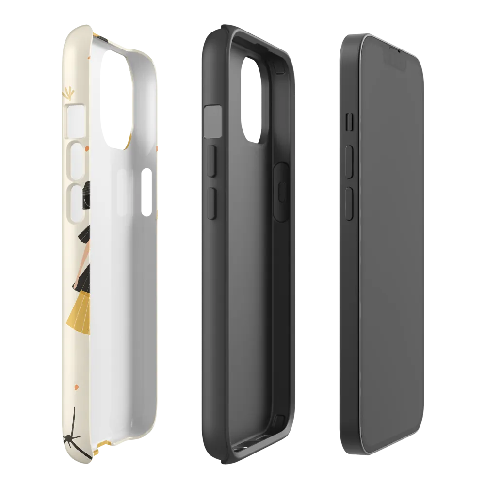 Whimsical Patterns of Nature and Femininity | Phone Case |  14 | Tough Case | Matte