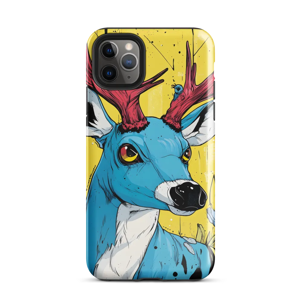 Vivid Antlers: A Modern Take on Nature | Phone Case |  11 Pro Max | Tough Case | Glossy