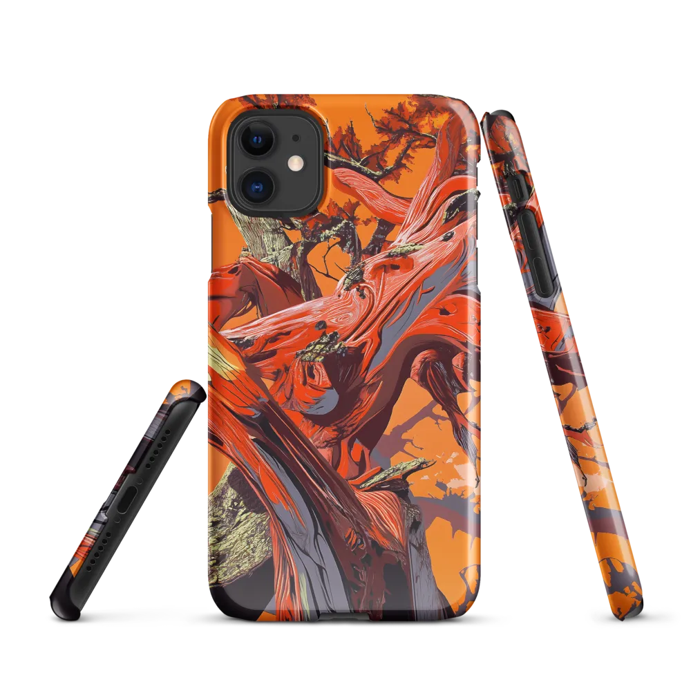 Life in Motion: An Abstract Tree | Phone Case |  11 | Snap Case | Glossy