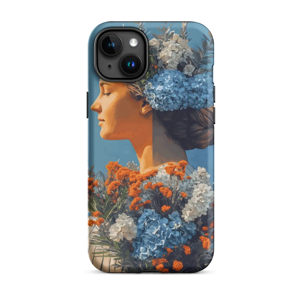 Floral Reverie: A Portrait of Serenity