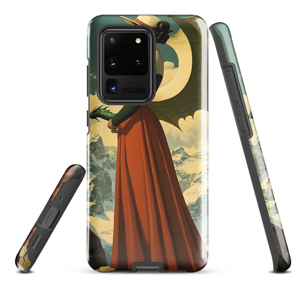 Mystic Harmony: The Dragon Keeper | Phone Case |  S20 Ultra | Tough Case | Glossy