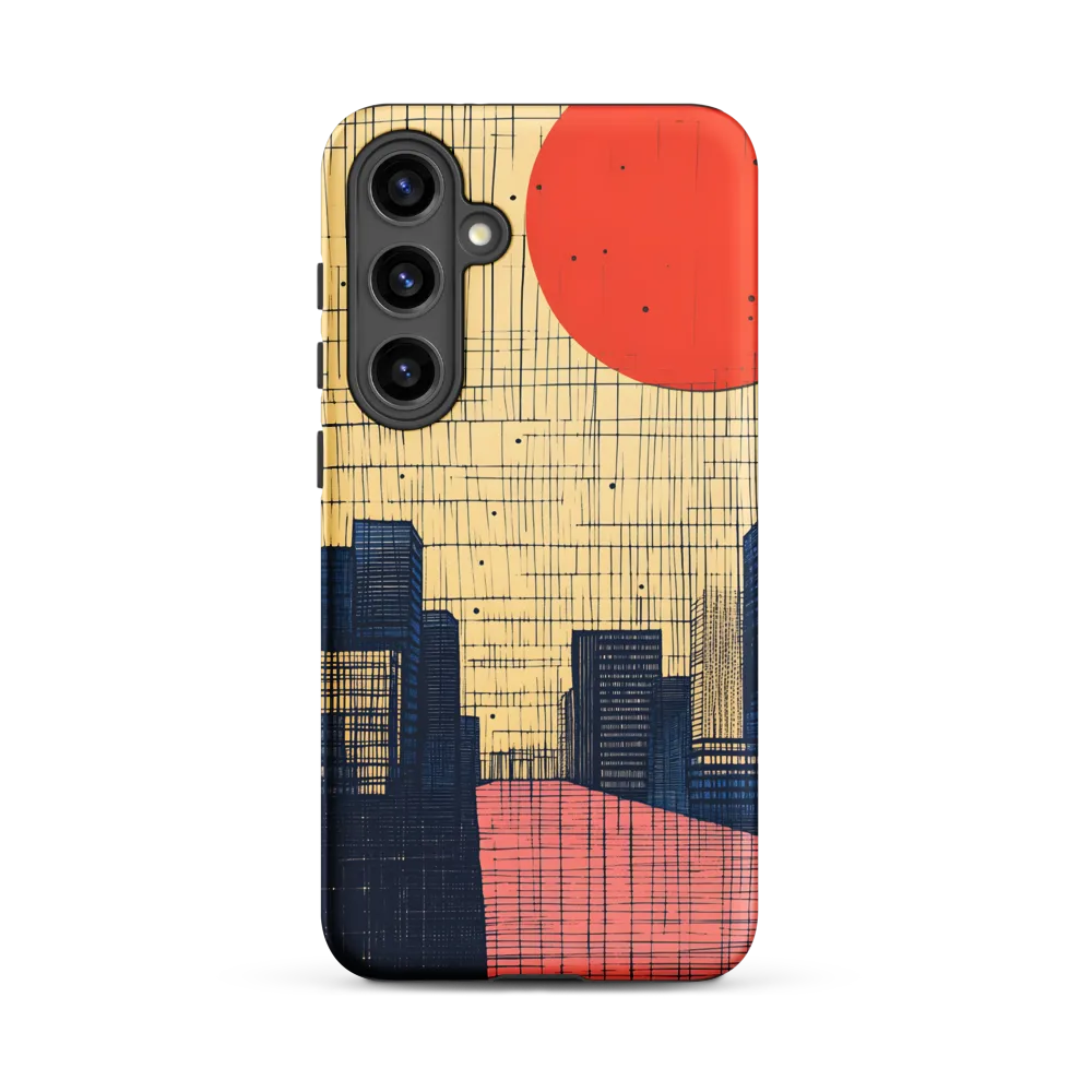 Urban Echoes: A Minimalist Cityscape