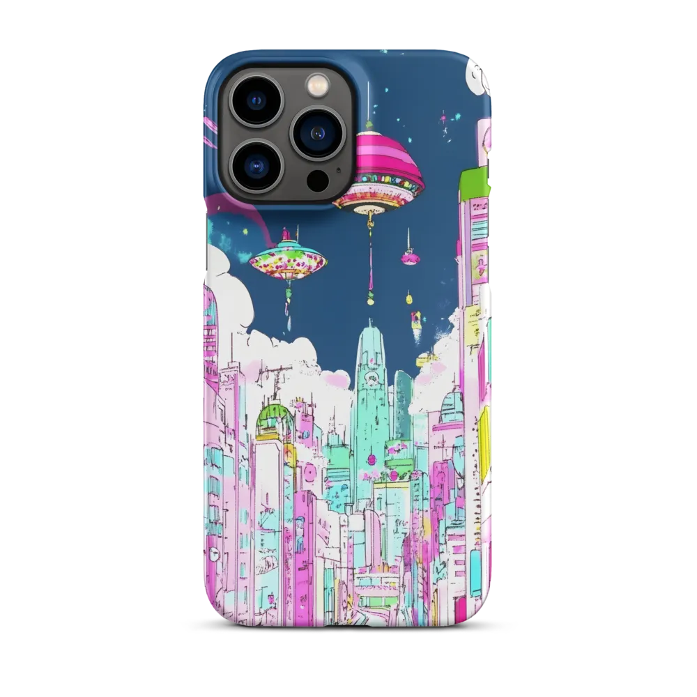 Futuristic Cityscape with Floating Structures