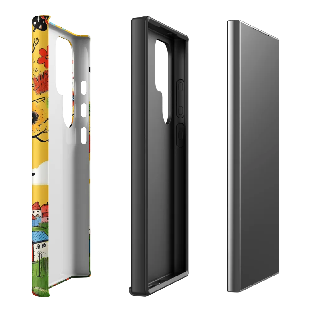 Whimsical Blooms of Life | Phone Case |  S24 Ultra | Tough Case | Matte