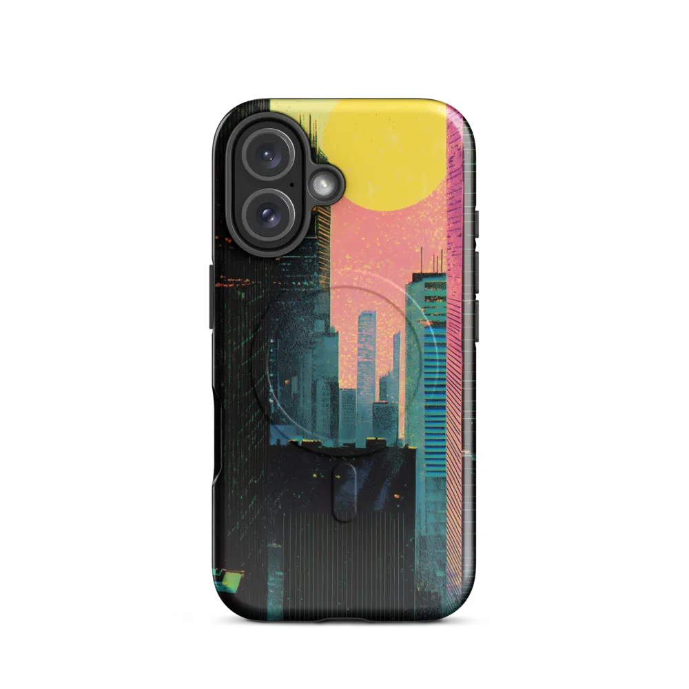 Nostalgic Urban Dreamscape | Phone Case |  16 | MagSafe® Tough Case | Glossy