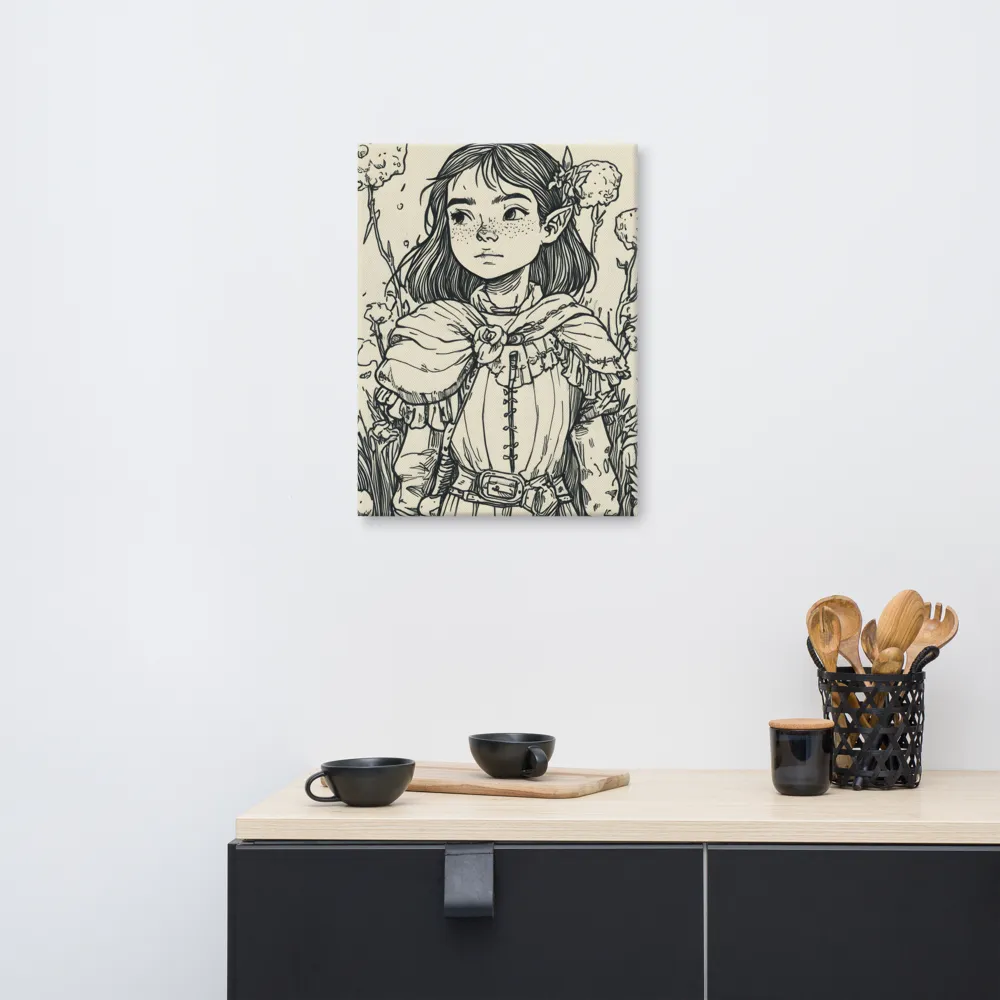 A Young Guardian of Nature | Canvas | 18″×24″