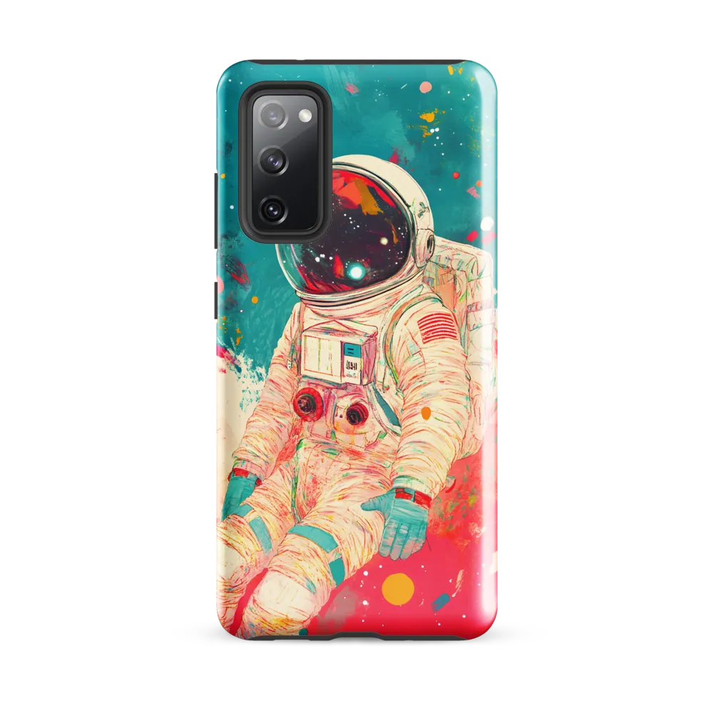 Cosmic Explorer: An Astronaut's Journey | Phone Case |  S20 FE | Tough Case | Glossy