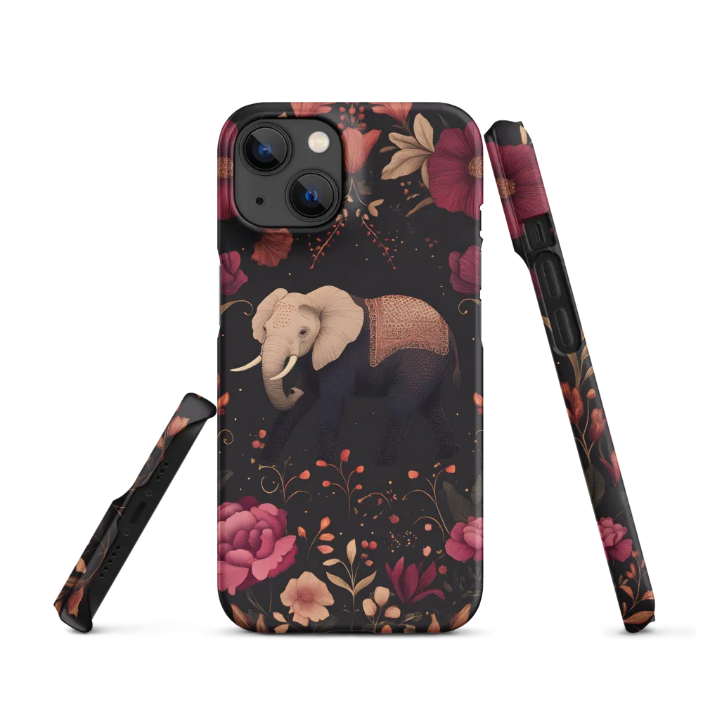 Whispers of the Wild: Elephants and Blooms