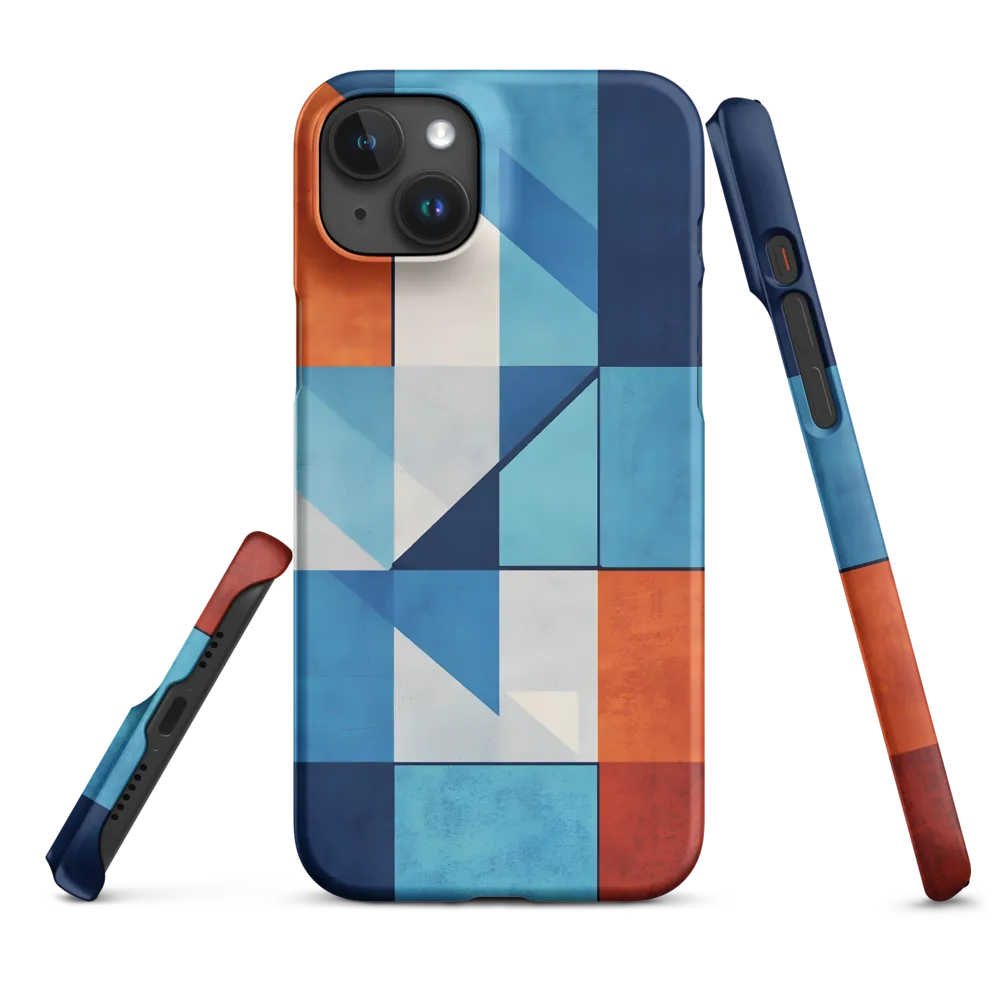 Geometric Harmony in Color | Phone Case |  15 Plus | Snap Case | Matte