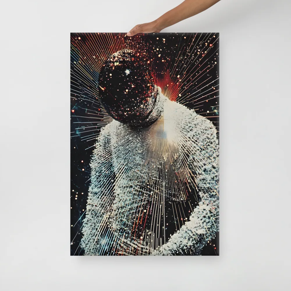 Ethereal Astronaut: A Journey Through the Cosmos | Canvas | 24″×36″