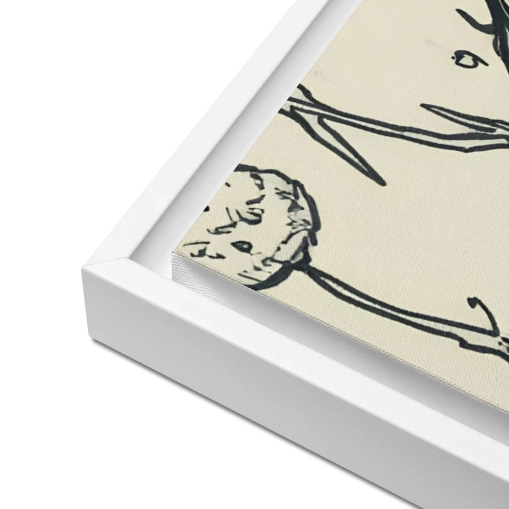 A Young Guardian of Nature | Canvas with White Frame | 24″×36″