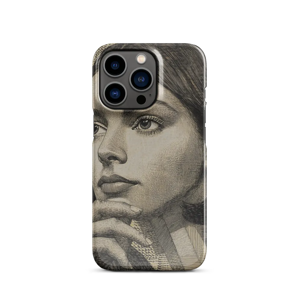 Contemplative Reflection | Phone Case |  13 Pro | Snap Case | Glossy