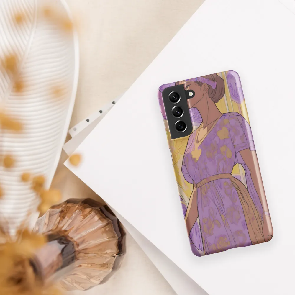 Elegance in Floral Harmony | Phone Case |  S21 | Snap Case | Matte