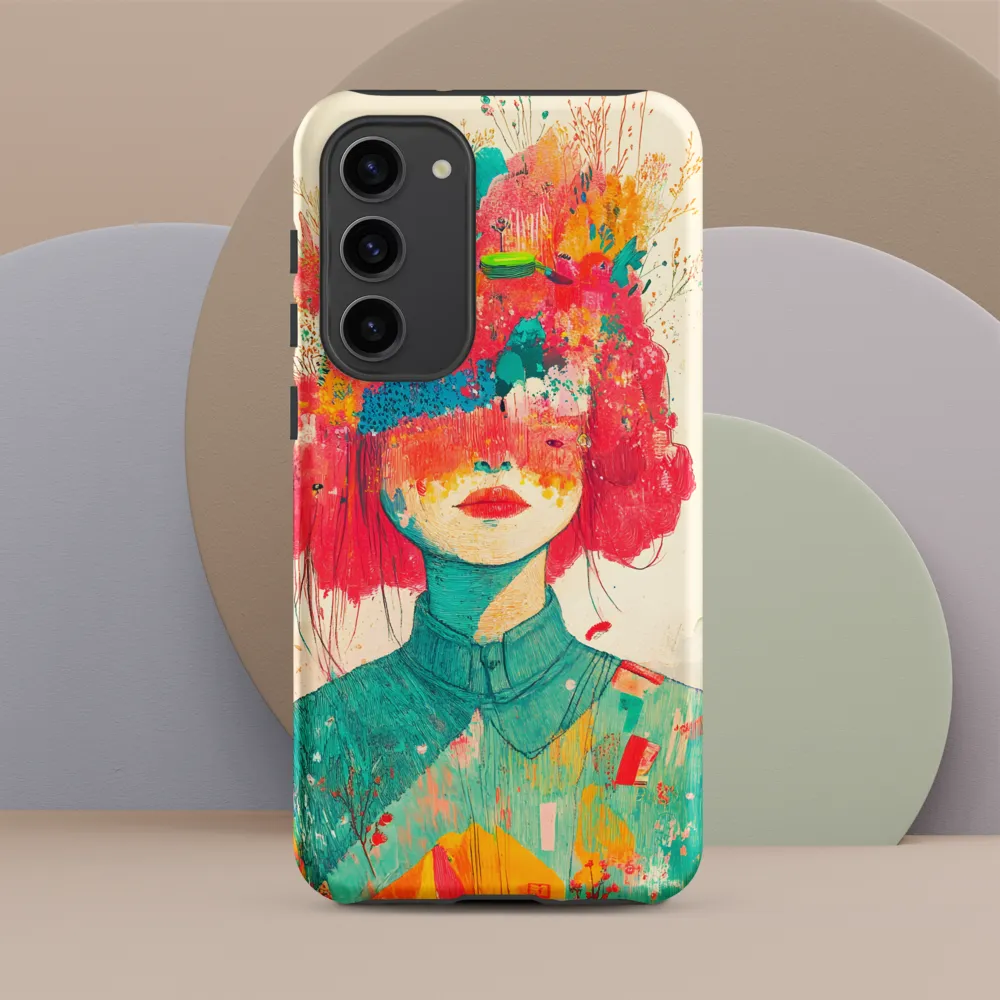 Whimsical Floral Portrait