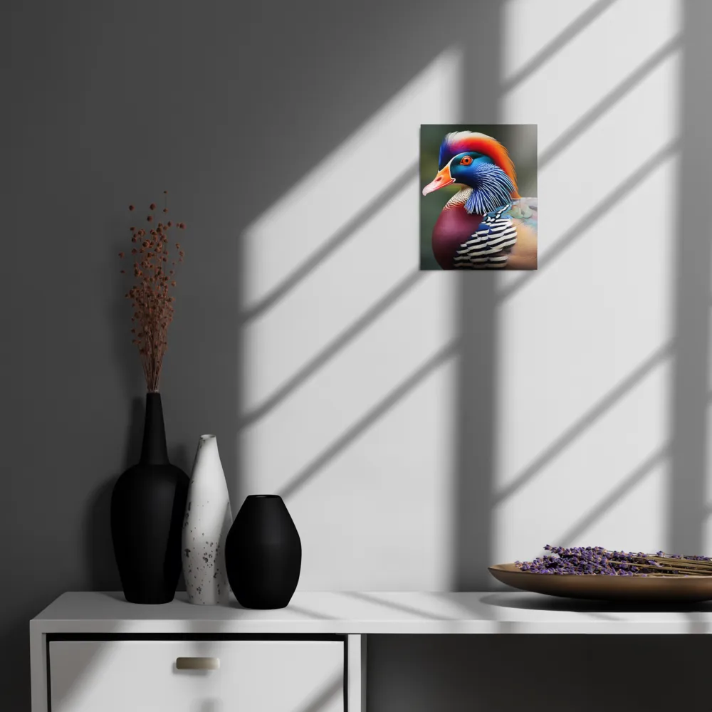 The Majestic Mandarin | Metal Print | 8″×10″