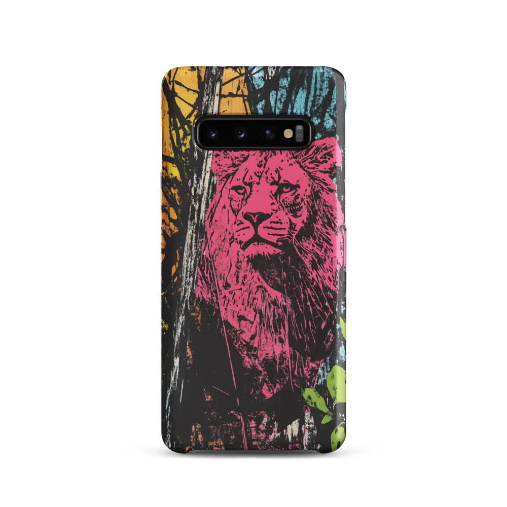Fierce Vibrance: The Pink Lion