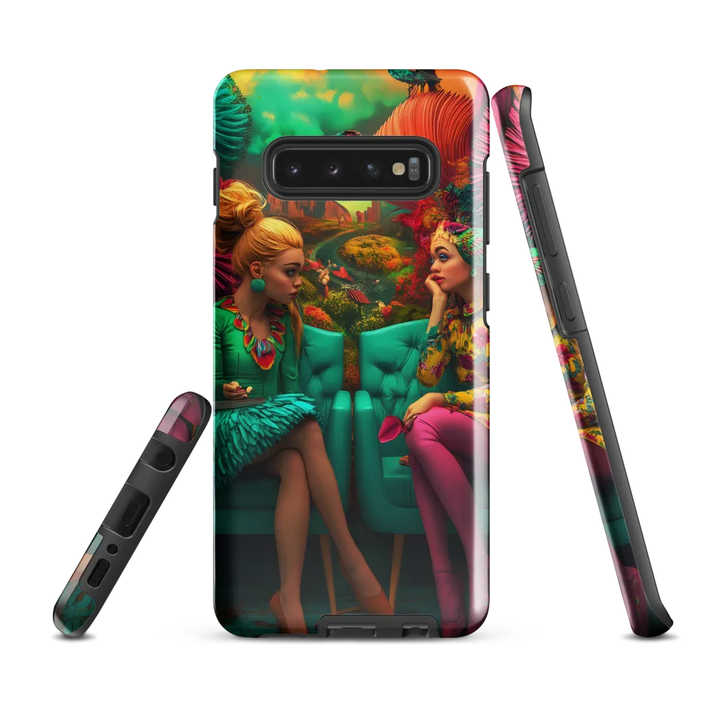 Whimsical Conversations | Phone Case |  S10 Plus | Tough Case | Glossy