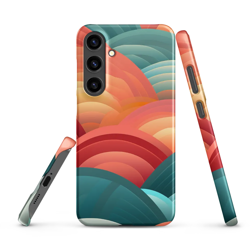 Rhythms of the Waves | Phone Case |  S24 Plus | Snap Case | Matte