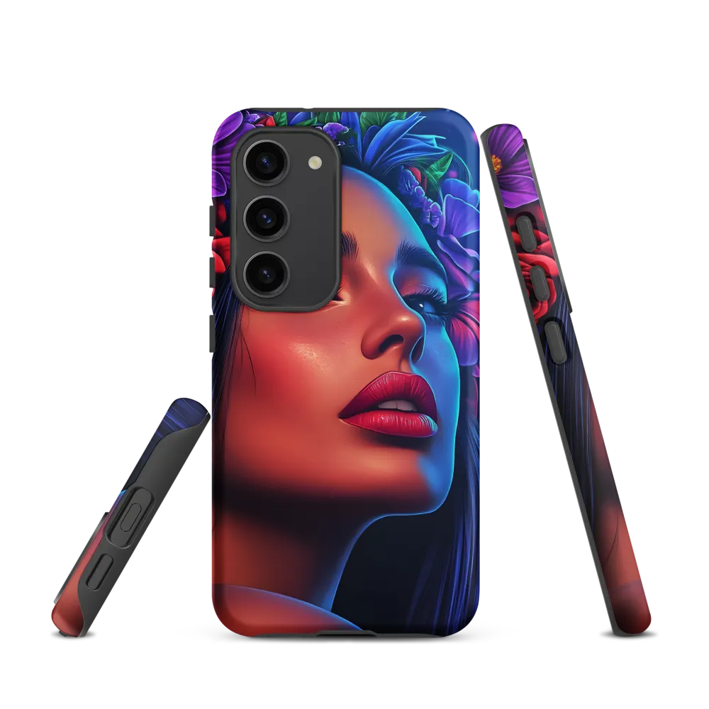Radiance of the Floral Queen | Phone Case |  S23 | Tough Case | Matte