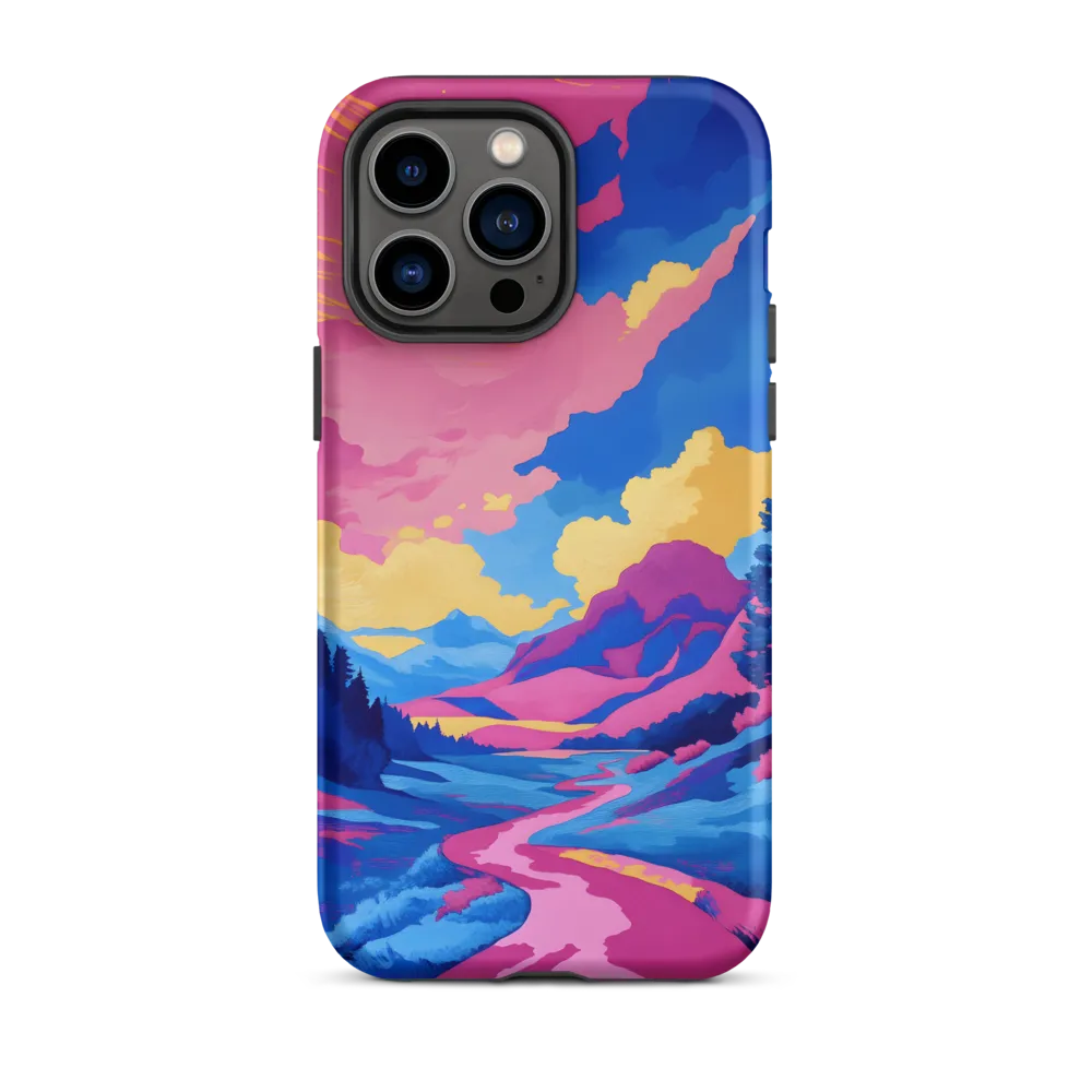 Dreamscape: The Serene River | Phone Case |  14 Pro Max | Tough Case | Matte