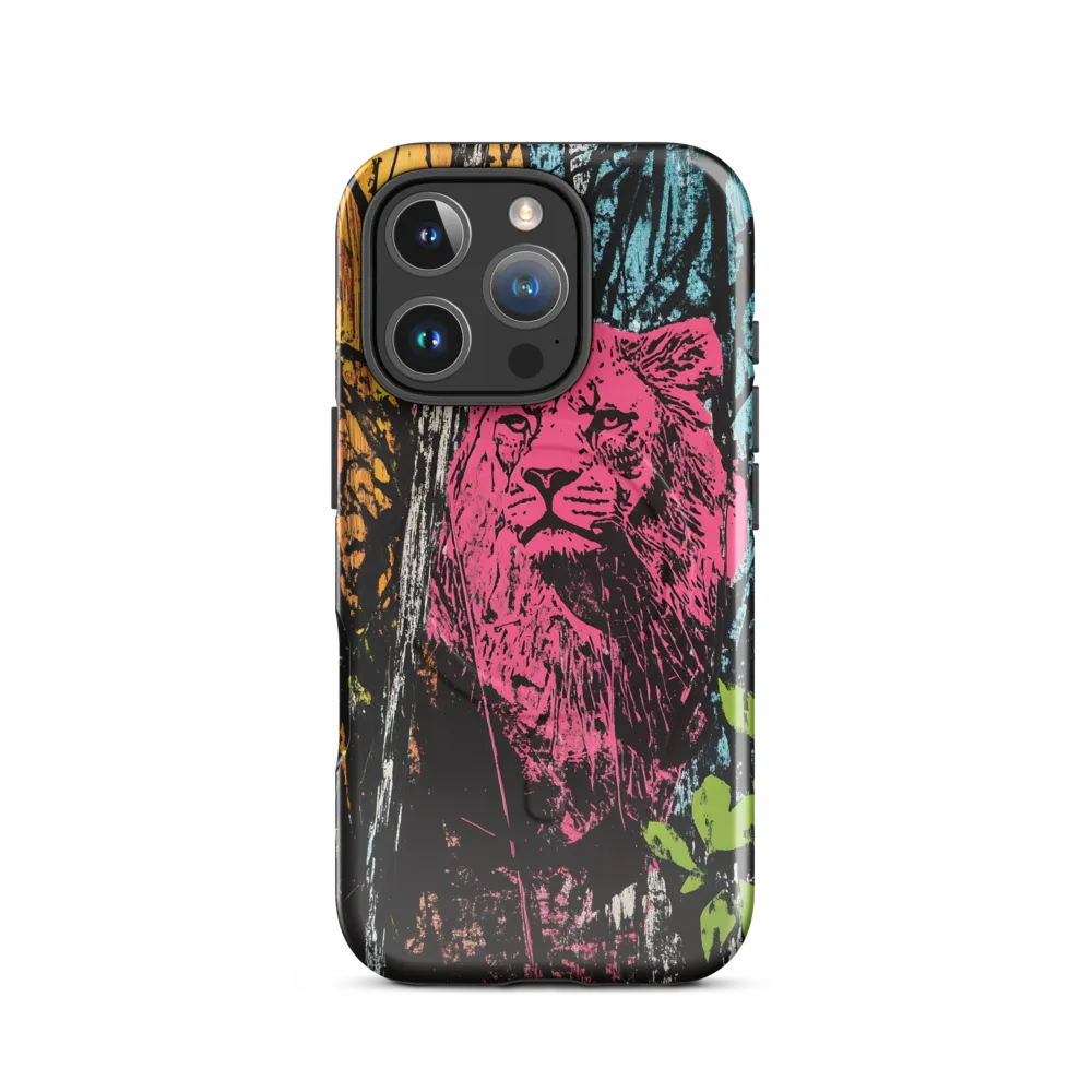 Fierce Vibrance: The Pink Lion